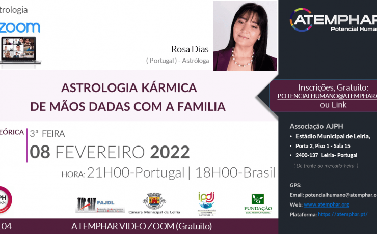 Rosa Dias – Palestra- ATEMPHAR- Fevereiro 2022