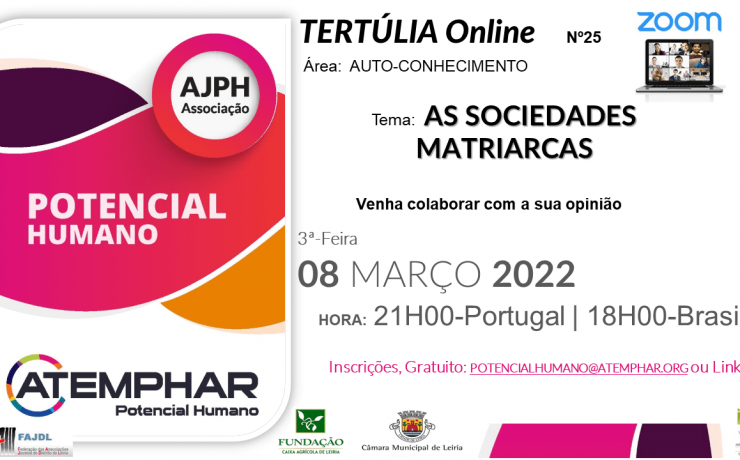 Tertulia Nº 25- ATEMPHAR online- 08-03-2022
